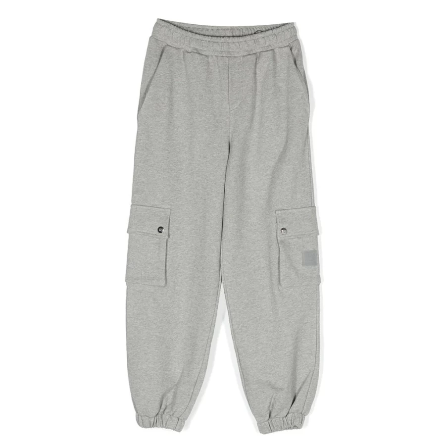 KIDS21 Grey Logo Joggers for Kids - Comfortable Athletic Pants