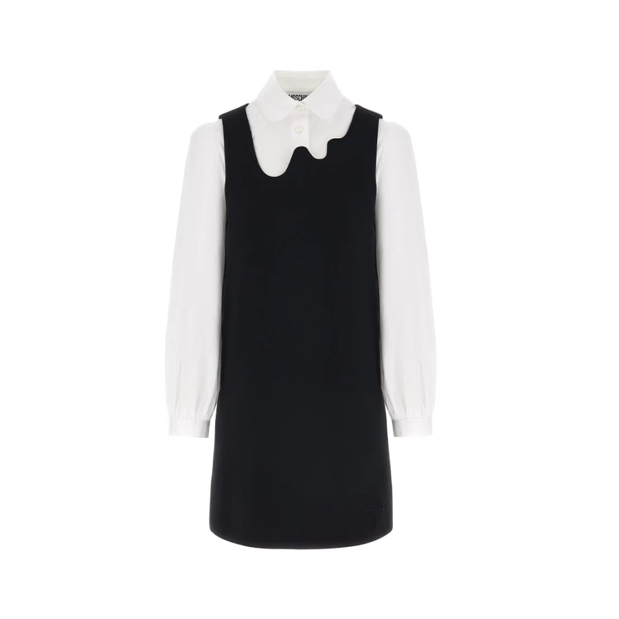 "KIDS21 Black Shirt and Dress Outfit Set for Kids"
