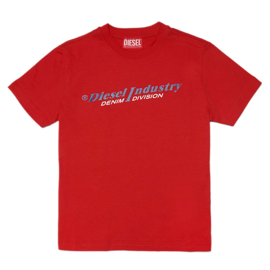 KIDS21 Red Logo T-Shirt for Kids - Comfortable Cotton Tee with Branded Design