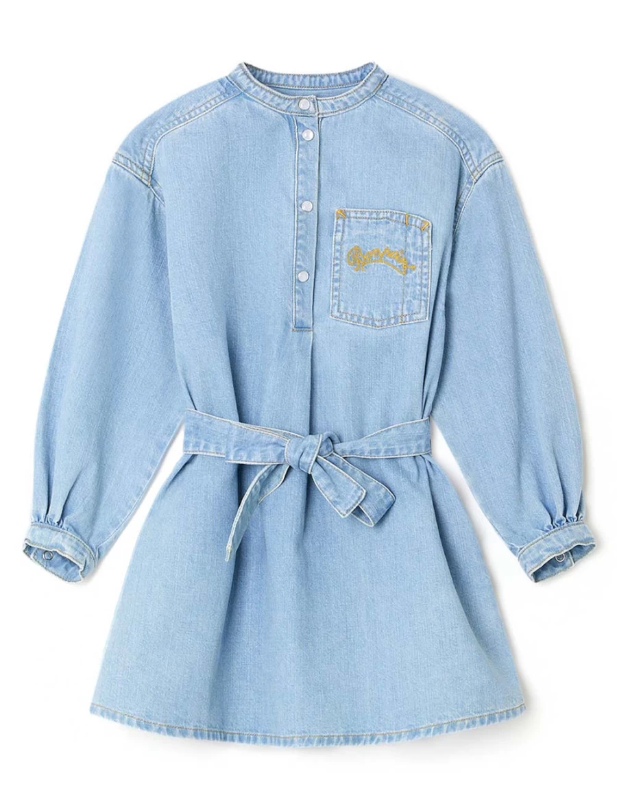 KIDS21 Light Blue Beloved Dress for Kids - Elegant & Comfortable Girls' Dress