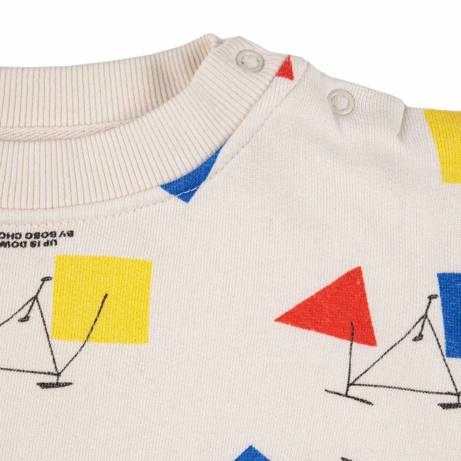 KIDS21 Multi-Colored Crazy Bicy Sweatshirt for Kids - Fun & Comfortable Cycling-Themed Pullover