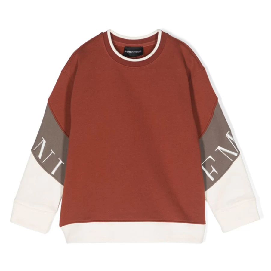 KIDS21 Brown Logo Sweatshirt for Kids - Comfortable & Stylish Pullover