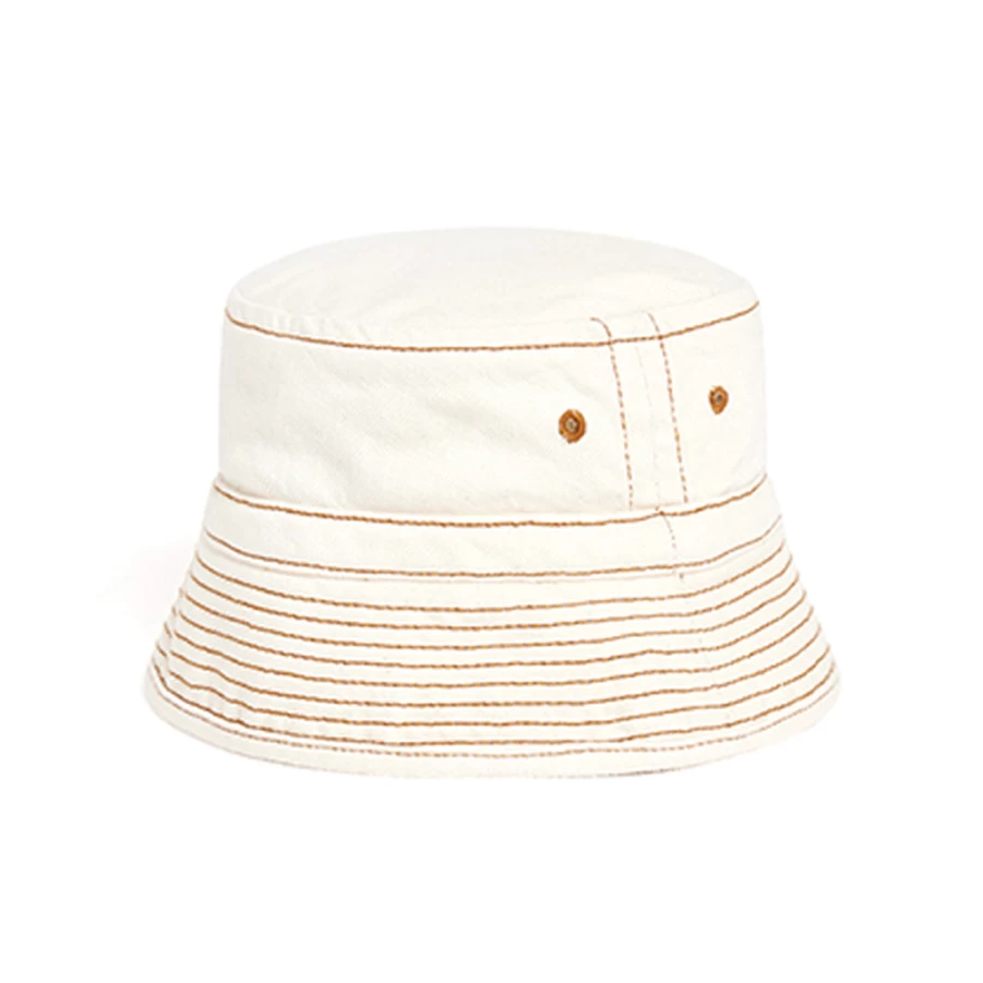 "KIDS21 Beige Bucket Hat for Kids - Stylish & Comfortable Sun Hat"