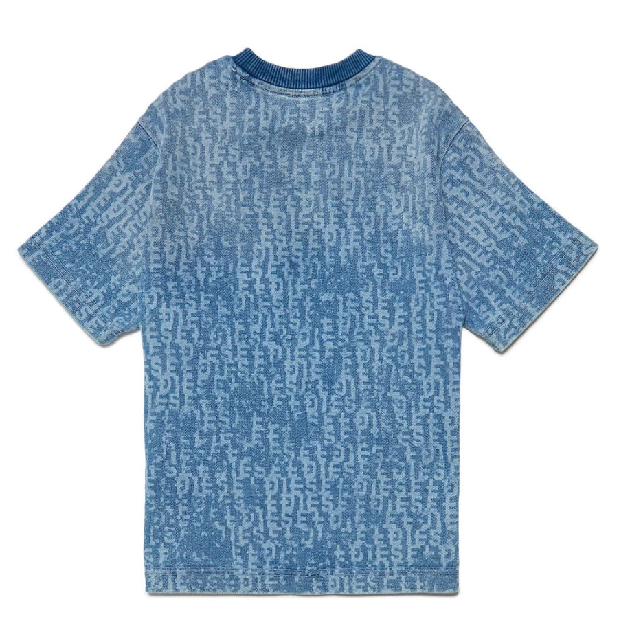 KIDS21 Indigo Printed Logo T-Shirt for Kids - Custom Graphic Tee