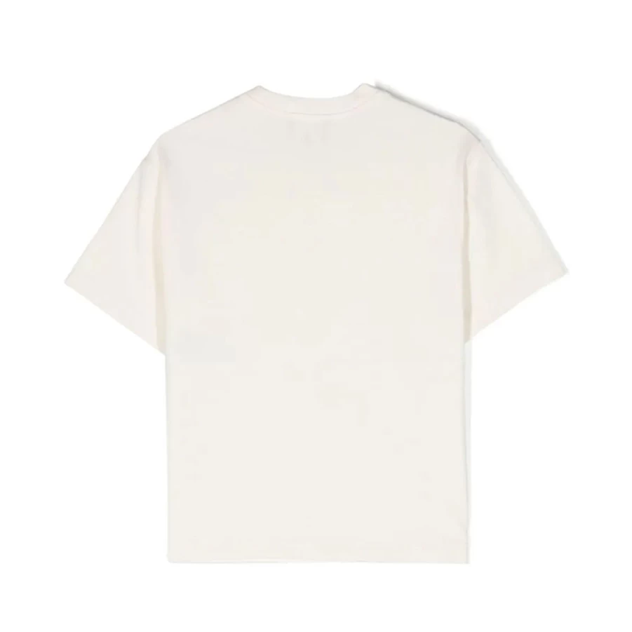 KIDS21 Ivory Short Sleeve T-Shirt for Kids - Soft Cotton Comfort Fit Tee
