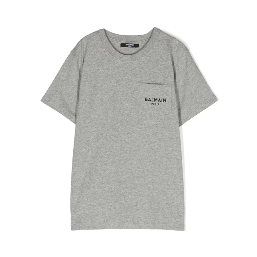 KIDS21 Grey Logo T-Shirt for Kids - Comfortable Cotton Tee with Branded Design