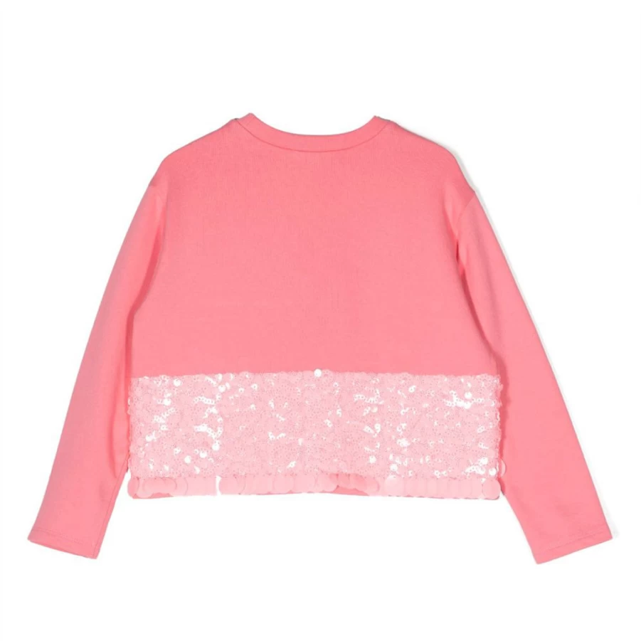 Pink Sequin Sweatshirt for Kids by KIDS21 | Glitter Hoodie for Girls