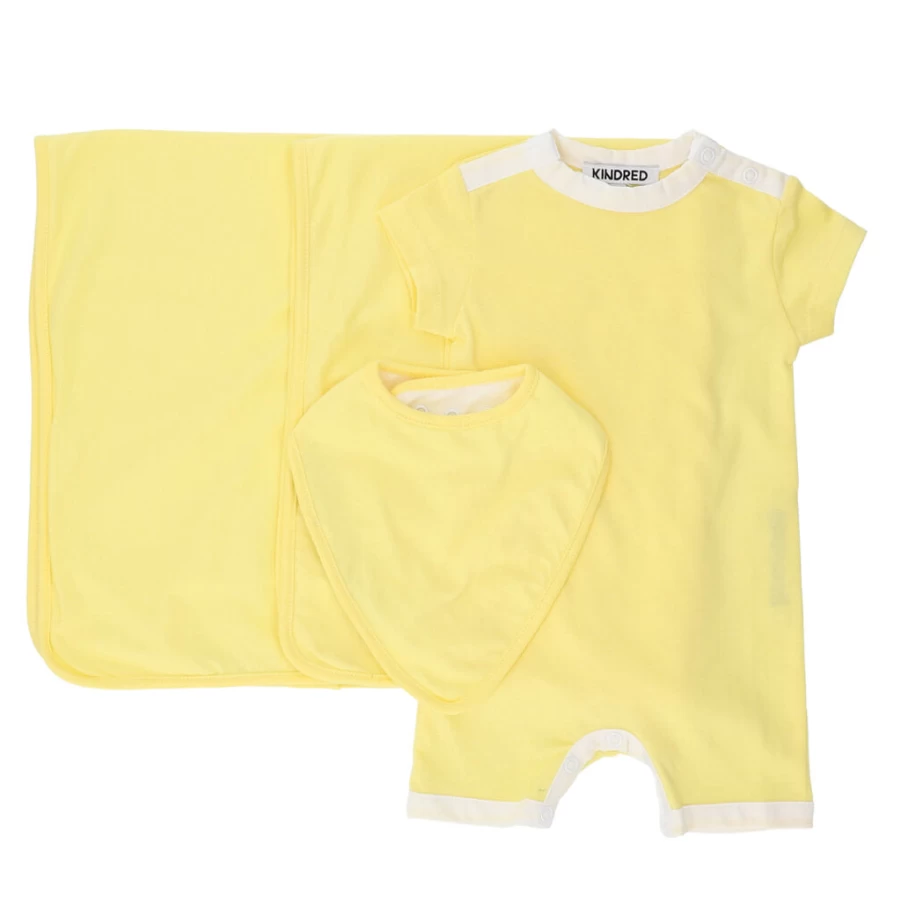 KIDS21 Yellow Baby Romper Set - Soft & Stylish Outfit for Toddlers