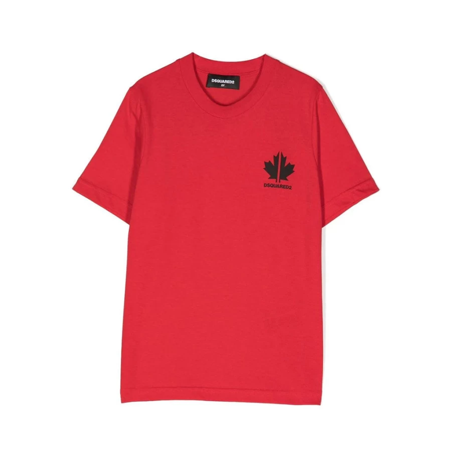 KIDS21 Red Logo T-Shirt for Kids - Comfortable Cotton Tee with Branded Design