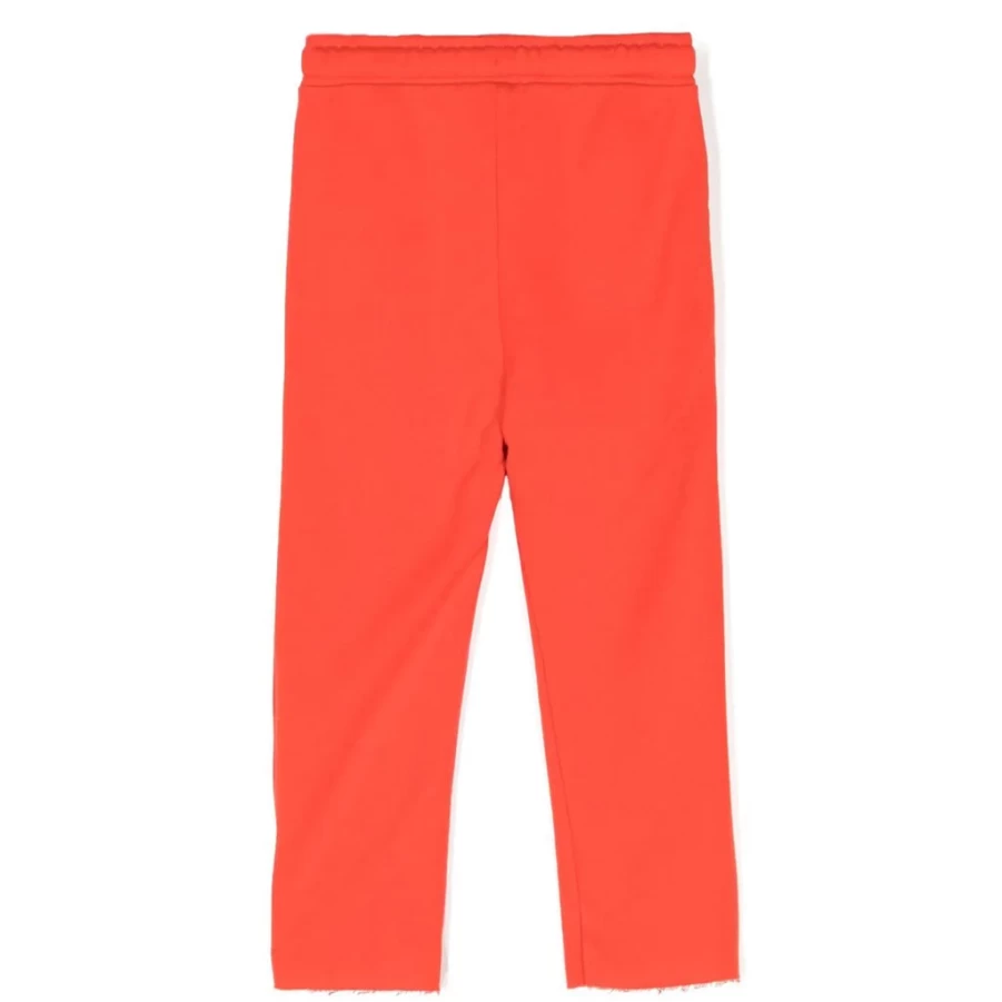 KIDS21 Red Organic Cotton Jersey Sweatpants for Kids