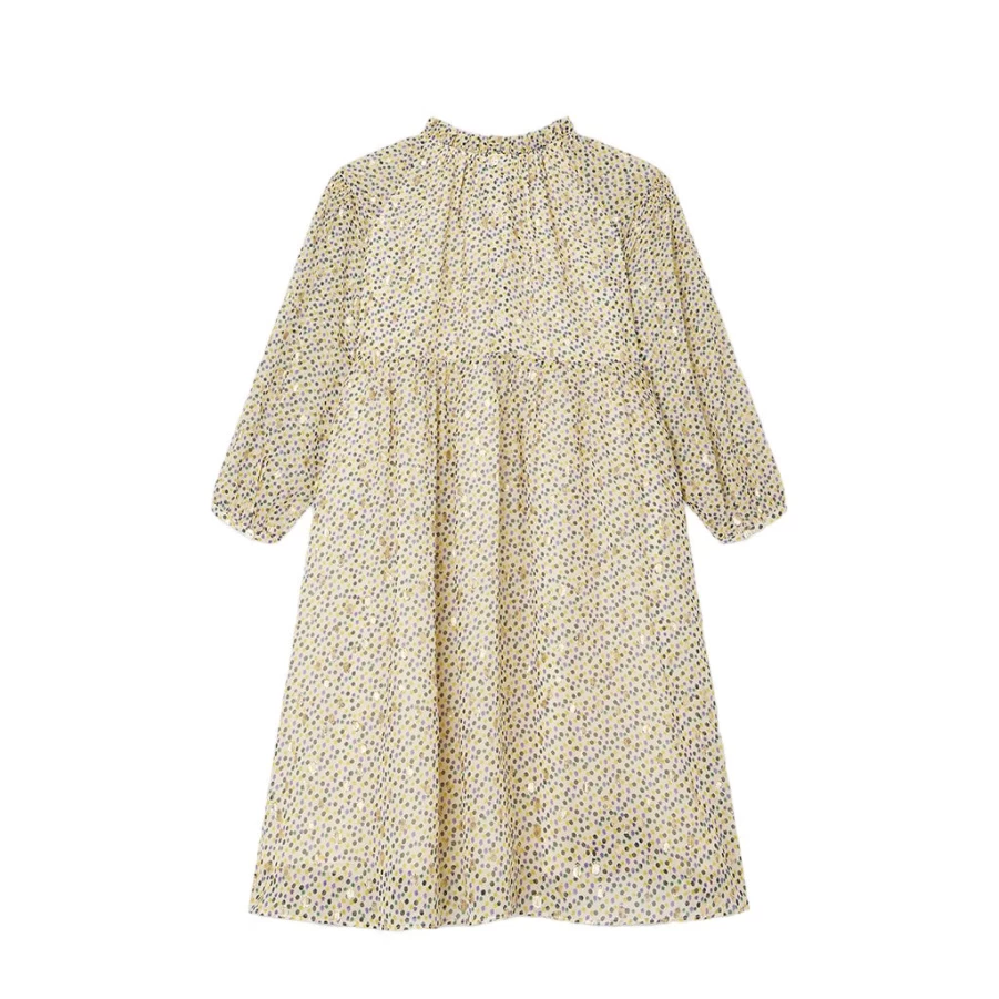 "KIDS21 Multi-Colored Bluebell Dress for Kids - Vibrant Floral Pattern Dress"