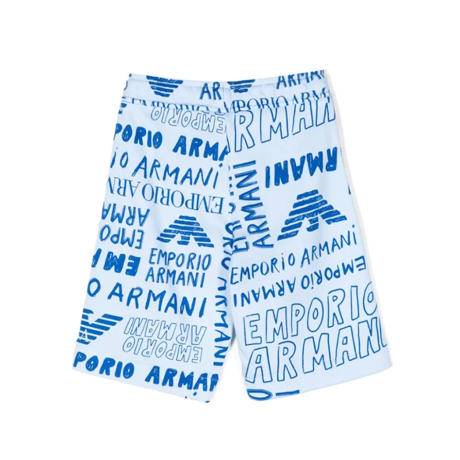 KIDS21 Blue Graphic Shorts for Kids - Stylish & Comfortable Design
