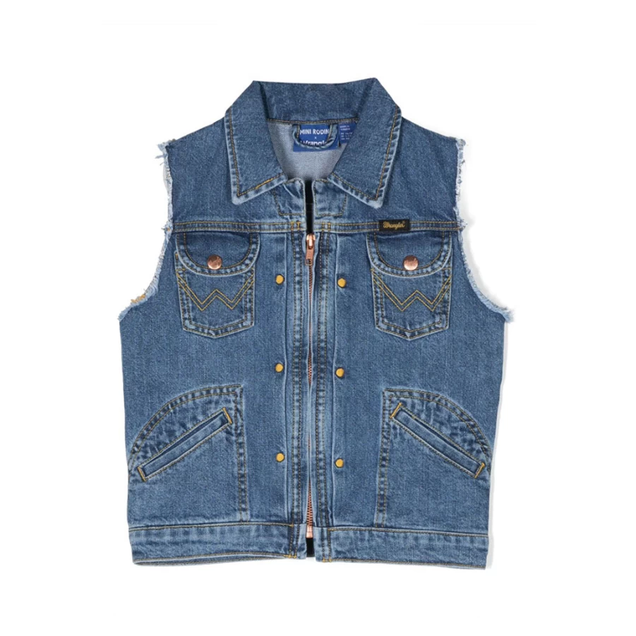 KIDS21 Blue Wrangler Peace Dove Vest for Kids