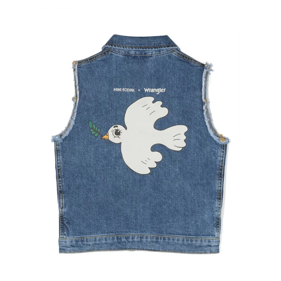 KIDS21 Blue Wrangler Peace Dove Vest for Kids