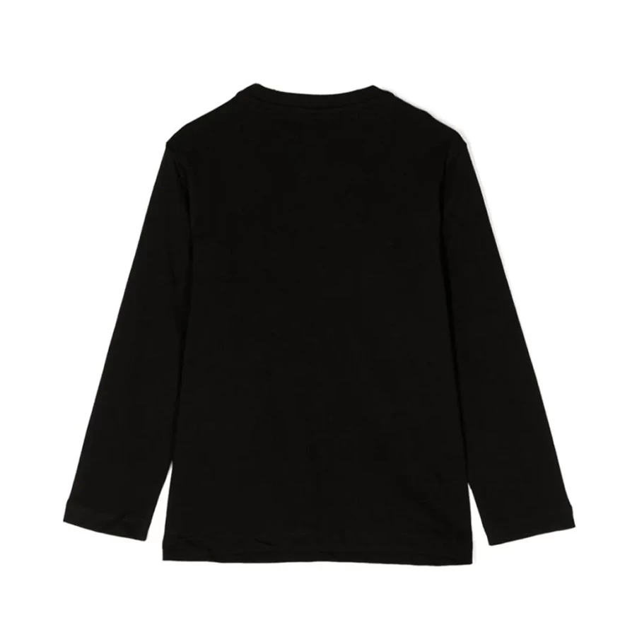 "KIDS21 Black Long Sleeve T-Shirt for Kids - Comfortable Cotton Top"