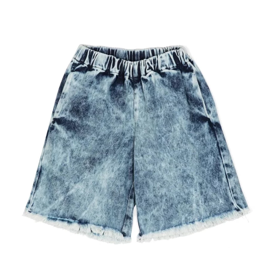 KIDS21 Boys' Indigo Bermuda Shorts for Kids - Comfortable Summer Casual Shorts
