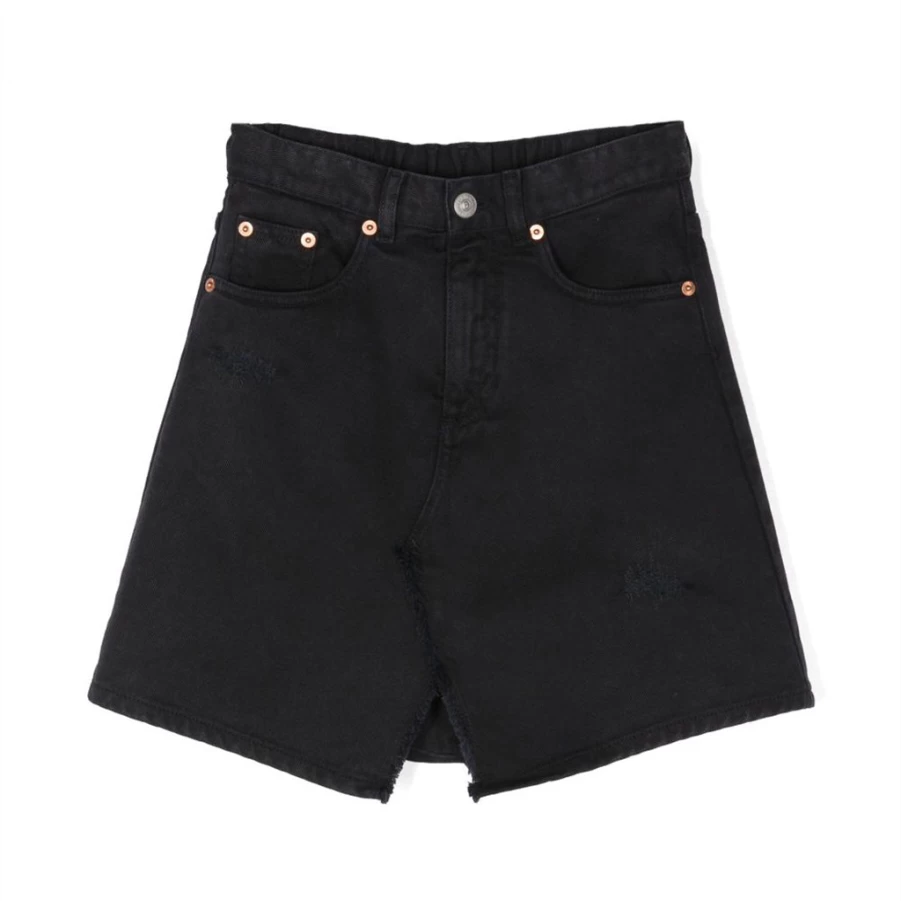 "KIDS21 Black Denim Skirt for Kids - Stylish and Comfortable"