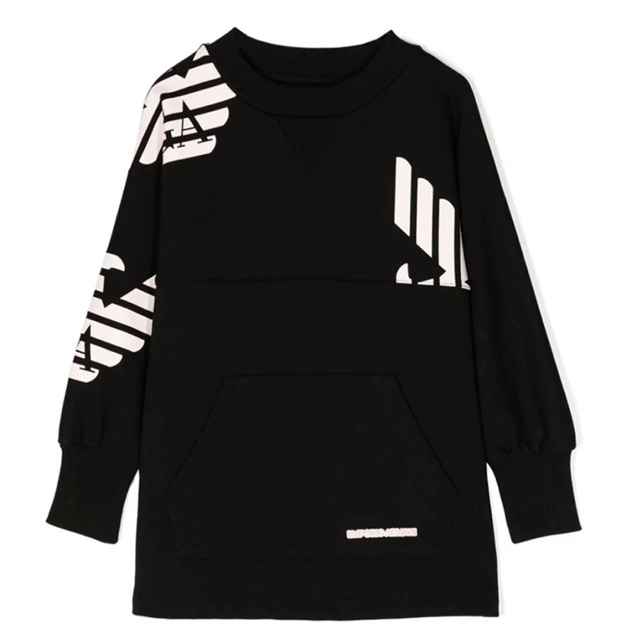 KIDS21 Black Printed Sweatshirt for Kids - Stylish & Comfortable Pullover