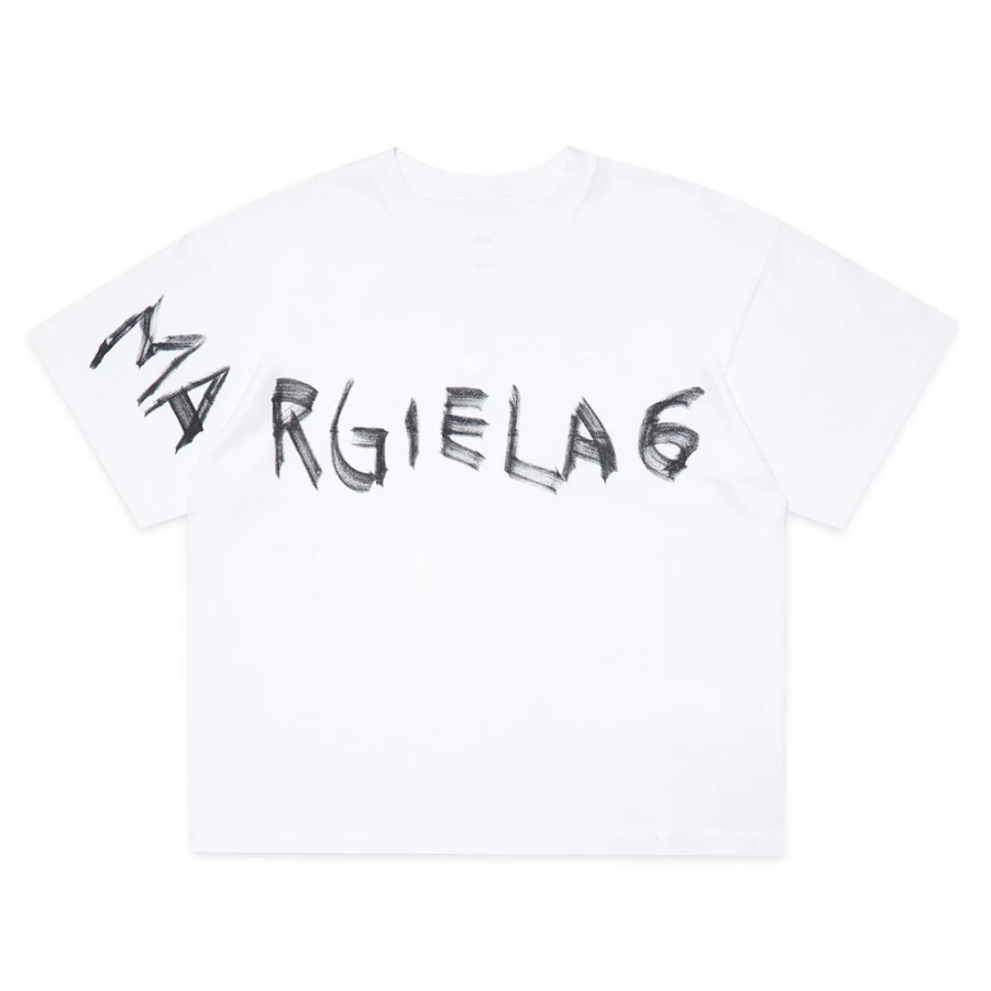 KIDS21 White Logo Cropped T-Shirt for Kids - Stylish & Comfortable Cotton Tee