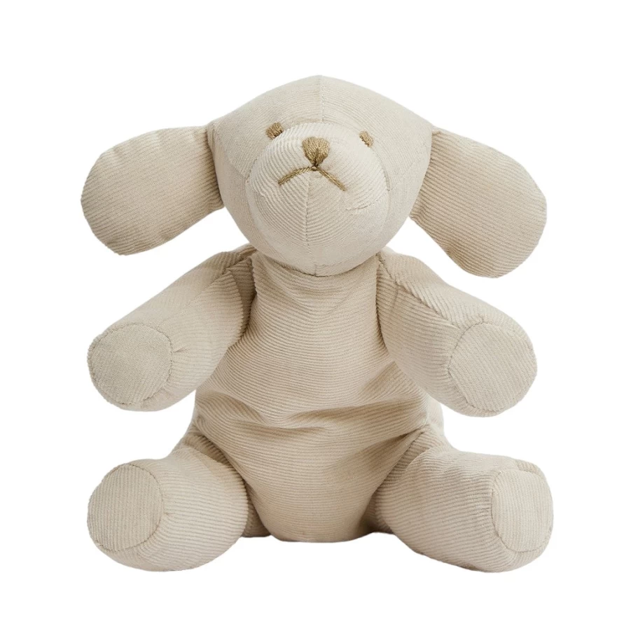 KIDS21 Chien Aimer 15Cm Plush Toy Beige Color Soft Stuffed Animal Dog for Kids