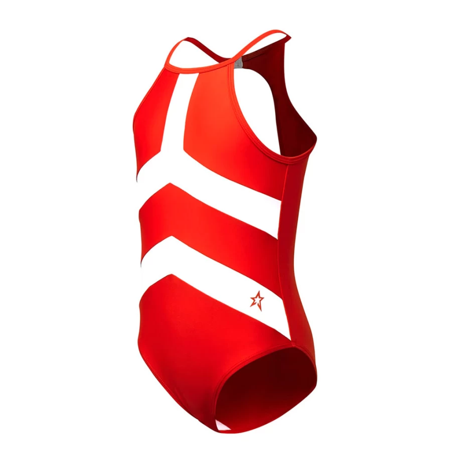 "KIDS21 Red Nordic Swimsuit for Kids – Stylish and Comfortable Swimwear"