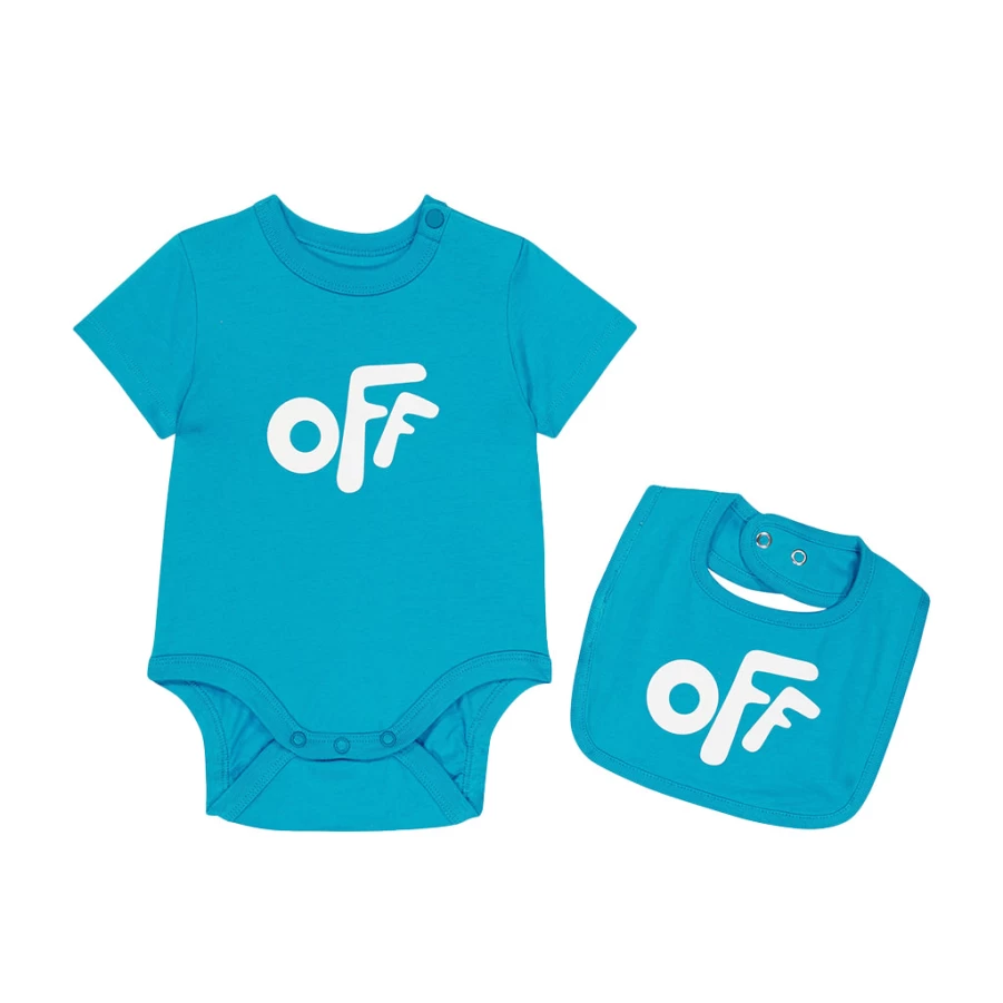 KIDS21 Blue Industrial Style Logo Body Set for Kids - Durable & Comfortable Outfit
