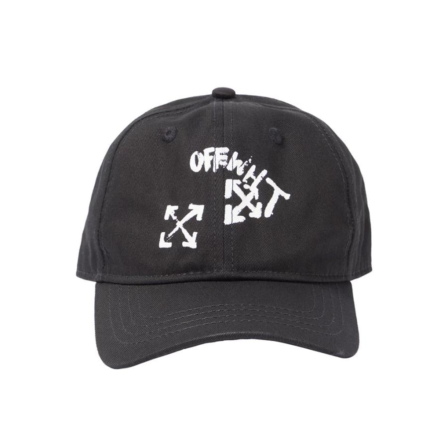 KIDS21 Black Paint Script Baseball Cap for Kids and Adults