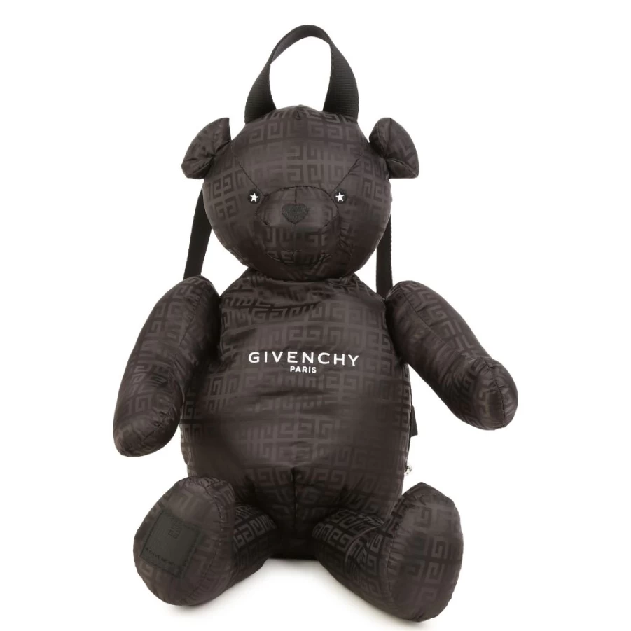 KIDS21 Bear Backpack for Kids - Cute Black Teddy Bear School Bag for Boys & Girls
