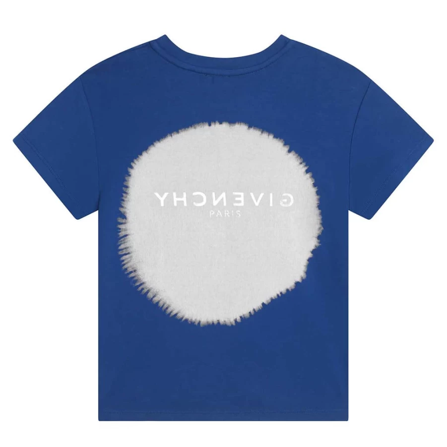 KIDS21 Blue Logo Printed T-Shirt for Kids - Comfortable Cotton Tee with Brand Emblem