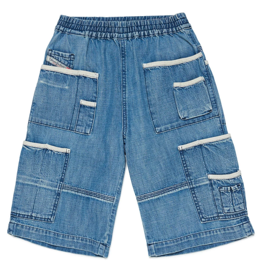 KIDS21 Kids' Indigo Denim Bermuda Shorts for Boys and Girls