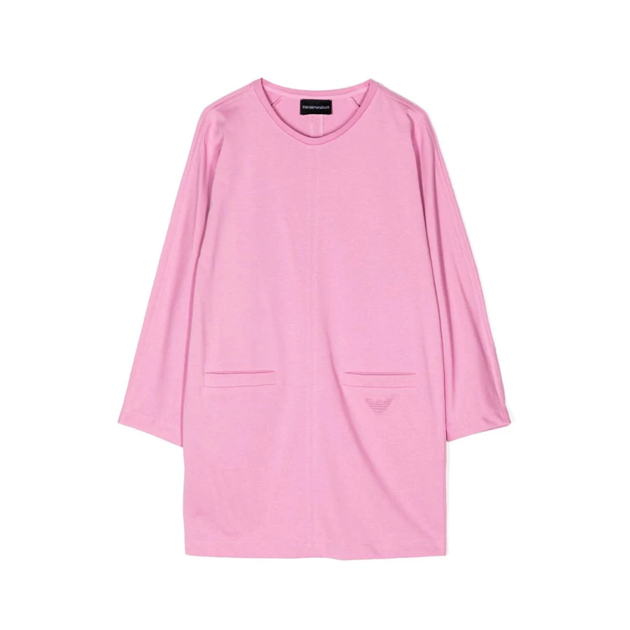 "KIDS21 Girls Pink Long Sleeve Dress - Elegant Kids Fashion Dress"