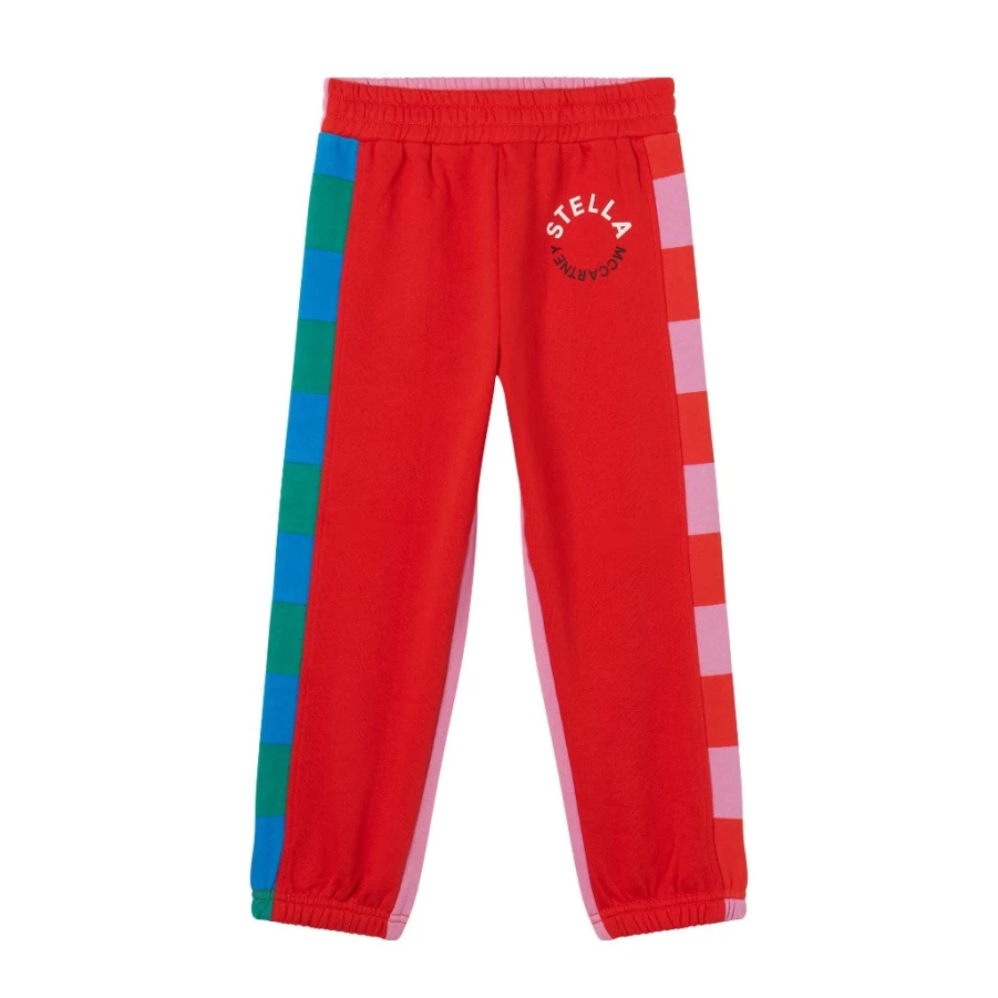 KIDS21 Red Logo Sports Joggers for Kids - Comfortable Athletic Running Pants