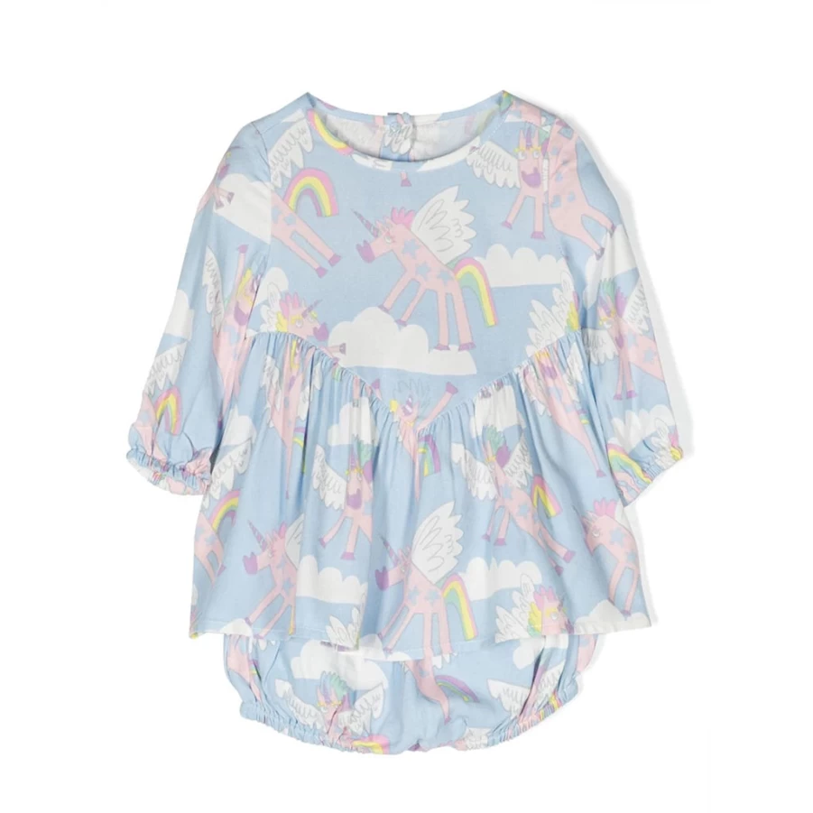 KIDS21 Multi-Colored Baby Unicorn Two-Piece Outfit Set for Toddlers