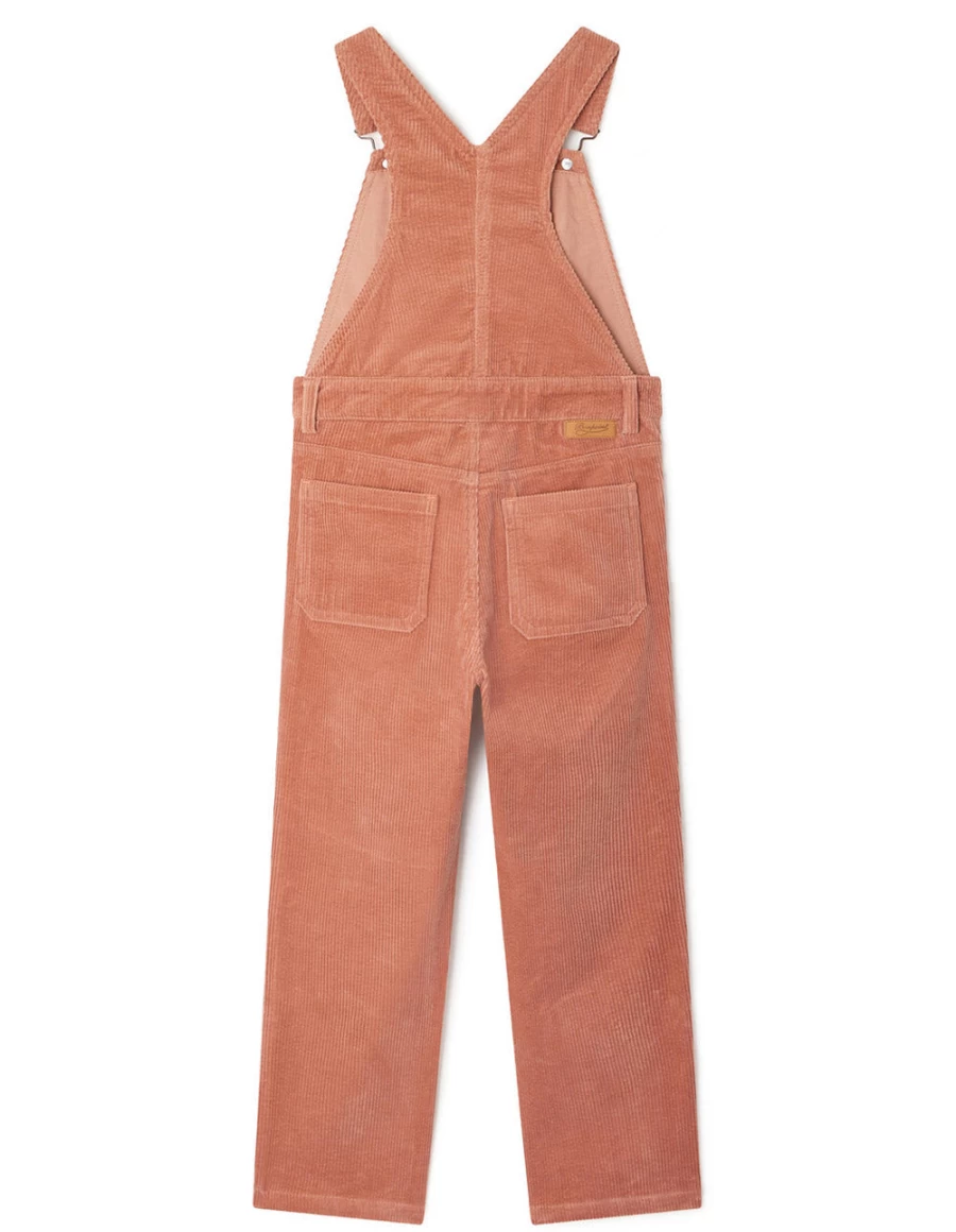Pink Corduroy Overalls for Kids by KIDS21 - Country Style Denim Dungarees