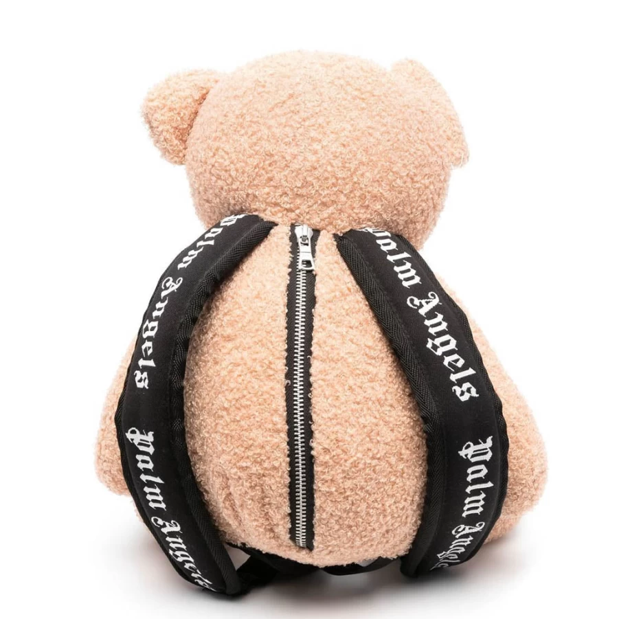 KIDS21 Brown Bear Backpack - Palm Angels Inspired Kids Rucksack