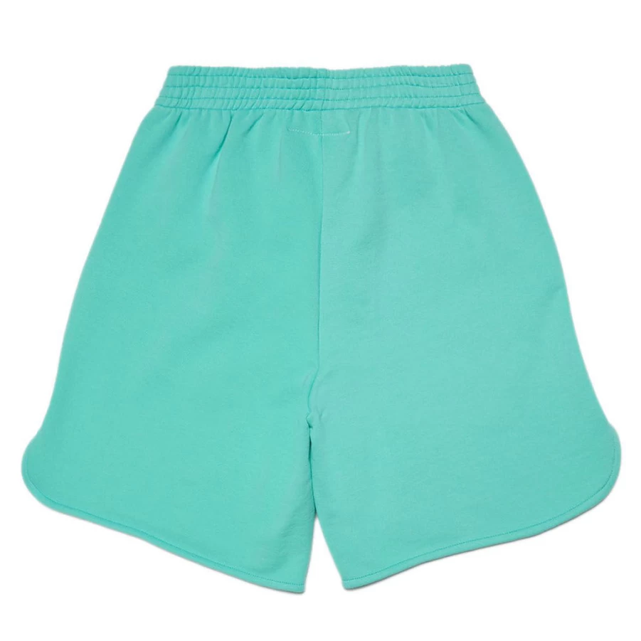 KIDS21 Green Logo Sweat Shorts for Kids - Comfortable Casual Athletic Wear
