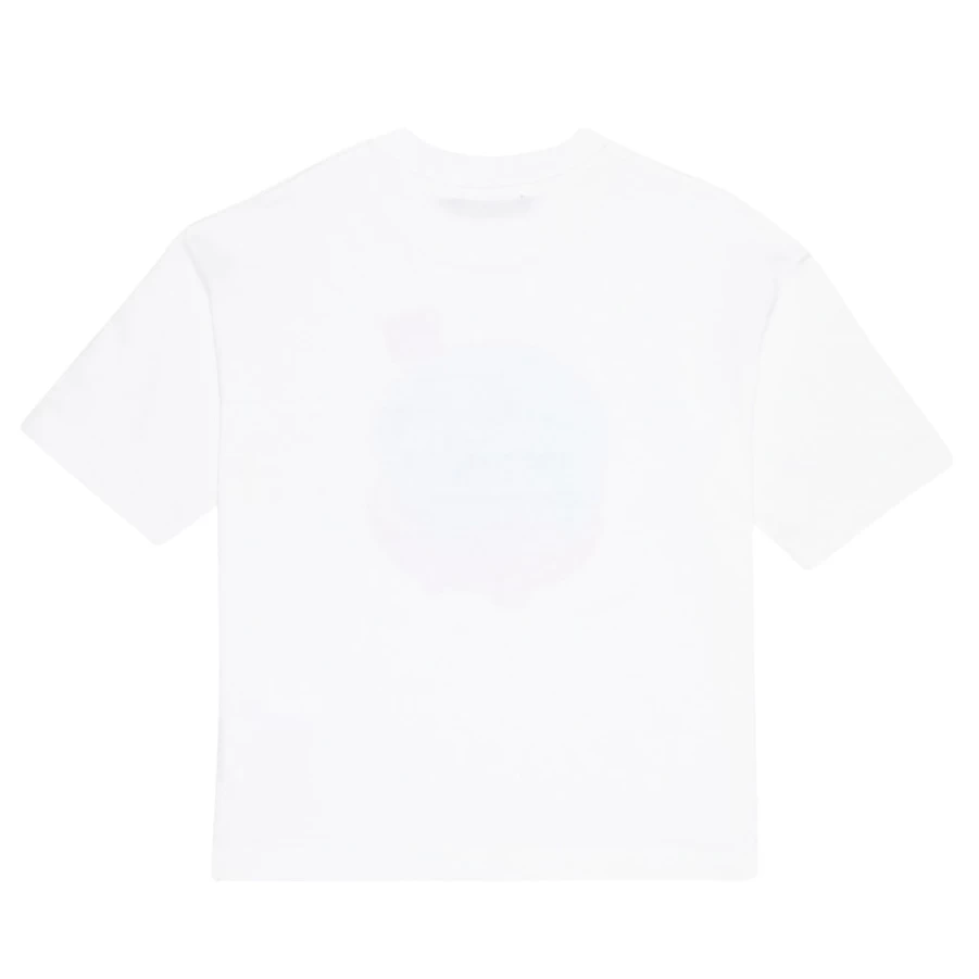 KIDS21 Kids' Mini Oxford Burger Print T-Shirt - White Casual Top for Children