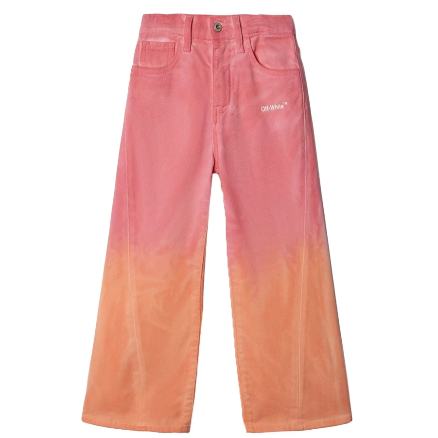 "KIDS21 Pink Gradient Wash High-Rise Skinny Jeans for Girls"