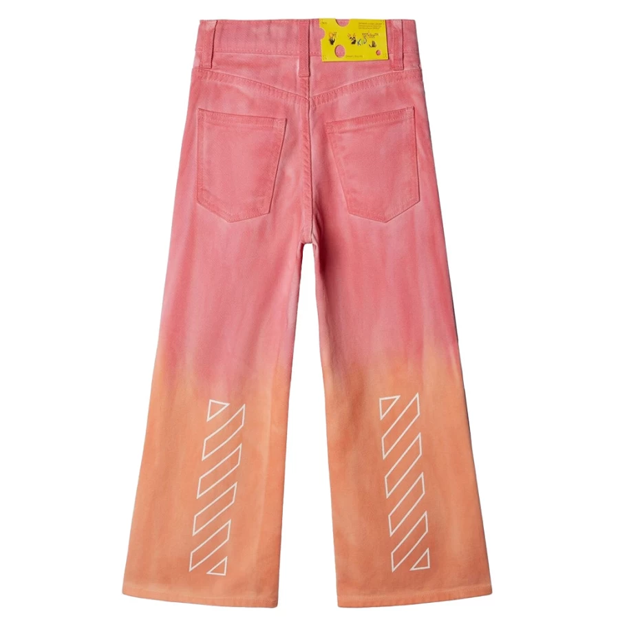 "KIDS21 Pink Gradient Wash High-Rise Skinny Jeans for Girls"