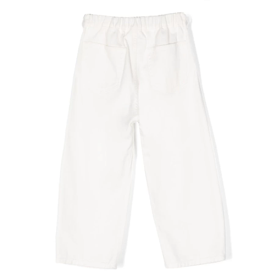 KIDS21 White Five Pocket Jeans for Kids - Comfortable Stretch Denim Pants