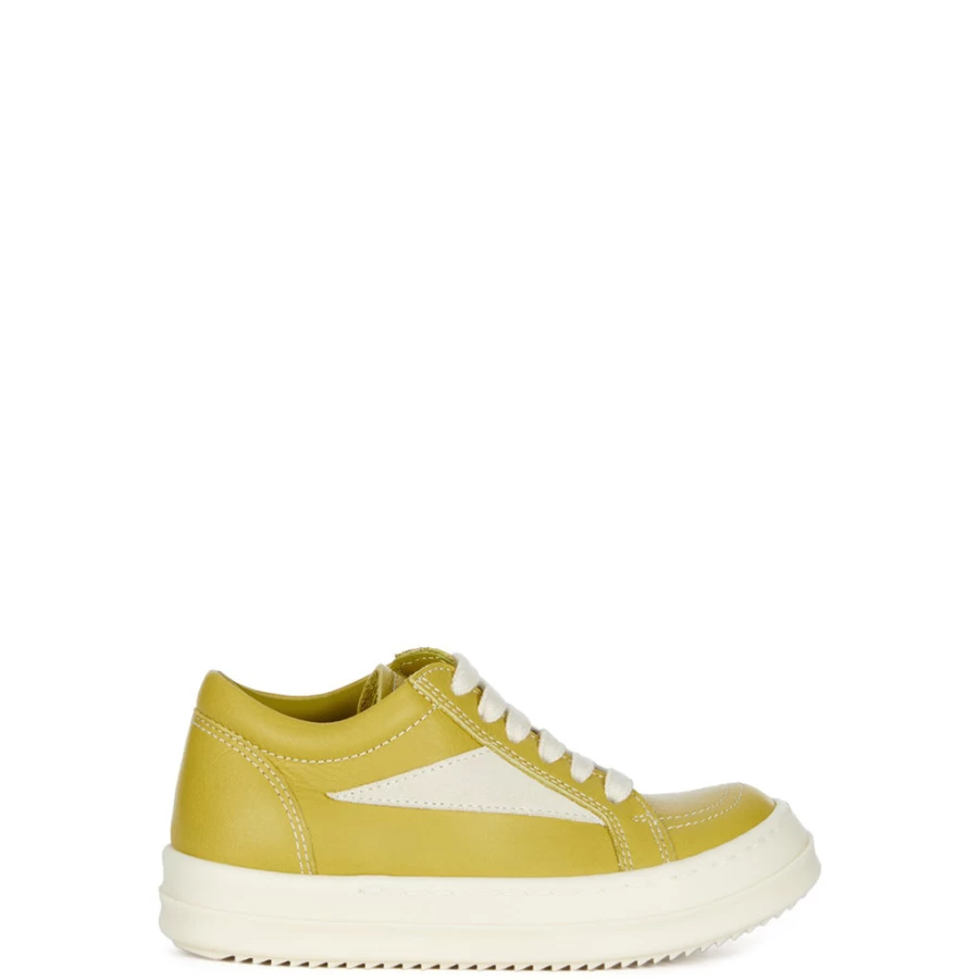 "KIDS21 Vintage Yellow Sneakers – Retro Style Comfortable Kids Shoes"