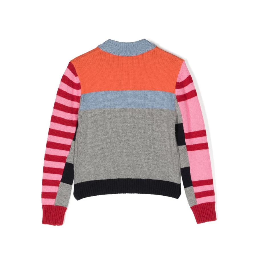"KIDS21 Orange Knit Jacket for Kids - Cozy & Stylish Winter Wear"