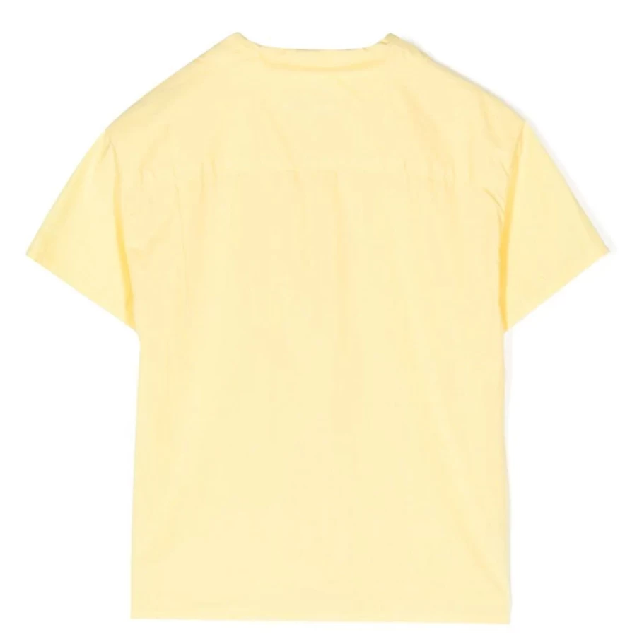 KIDS21 Yellow Club-Collar Short Sleeve Shirt for Kids - Casual Summer Top