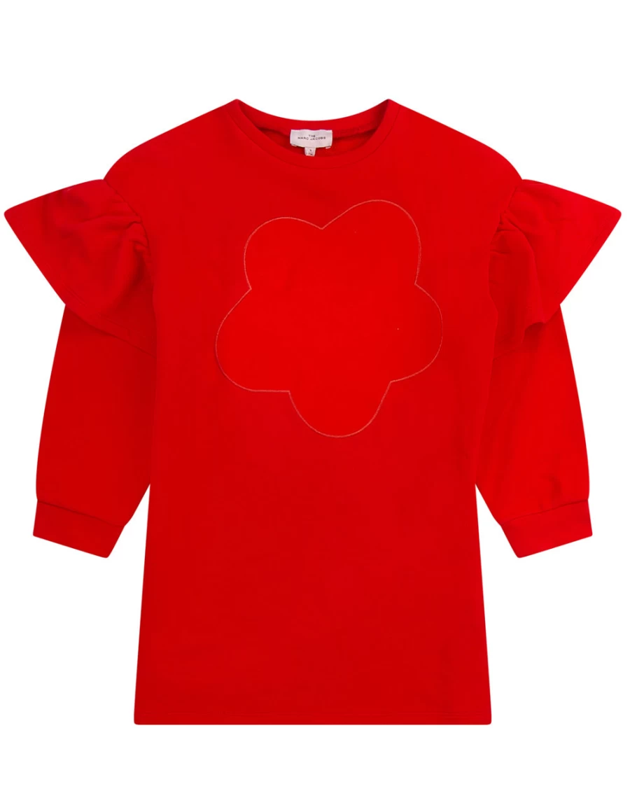 "KIDS21 Red Long Sleeve Dress for Kids - Stylish & Comfortable Girls' Dress"