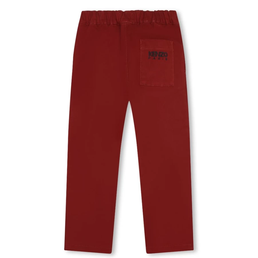 KIDS21 Red Logo Twill Trousers for Kids - Stylish & Comfortable Pants
