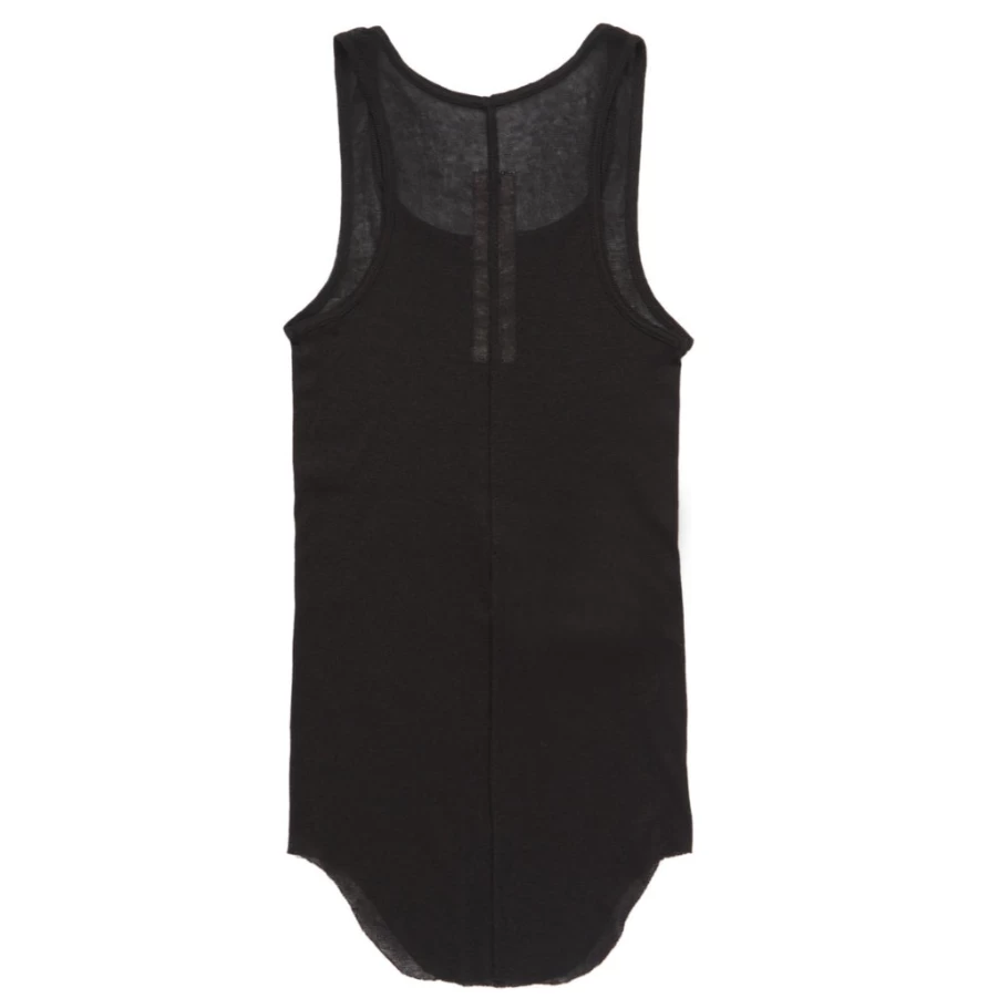KIDS21 Black Basic Rib Tank Top for Kids - Soft Cotton Stretch Fit Comfortable Casual Wear