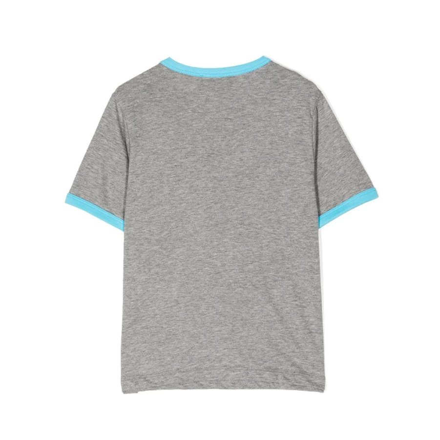 KIDS21 Grey Smurfs Graphic T-Shirt for Kids - Fun Cartoon Character Tee