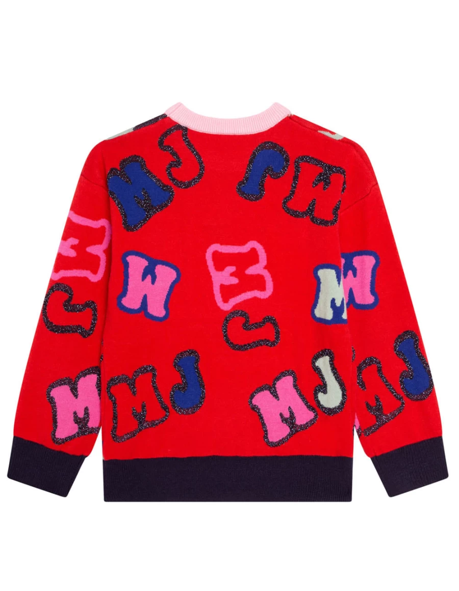 "KIDS21 Red Logo Sweater for Kids - Stylish & Comfortable Pullover"