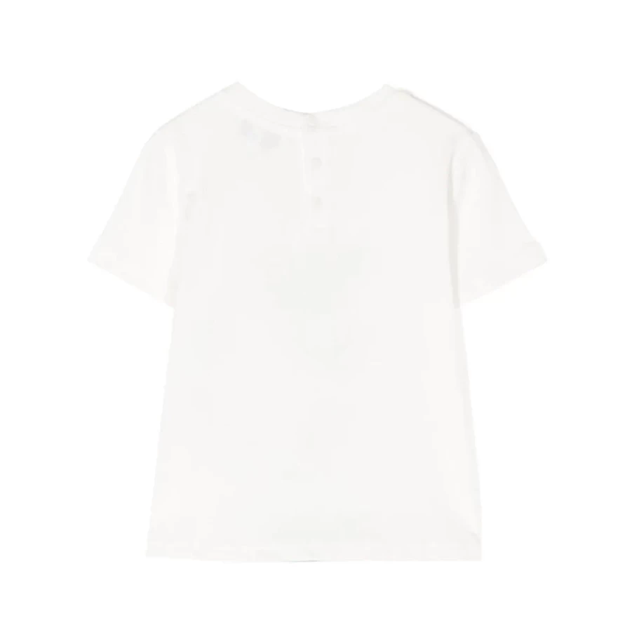 "KIDS21 White Short Sleeve T-Shirt for Kids - Comfortable Cotton Tee"