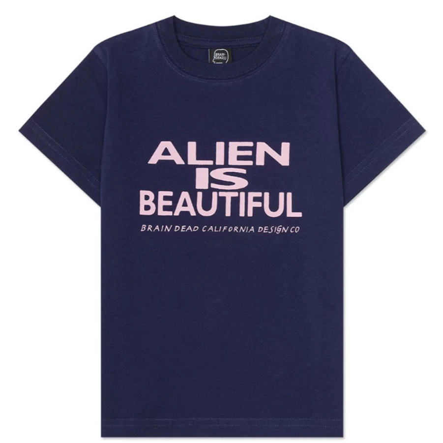 KIDS21 Navy Alien Themed Kids T-Shirt - Fun & Unique Beautiful Design for Children